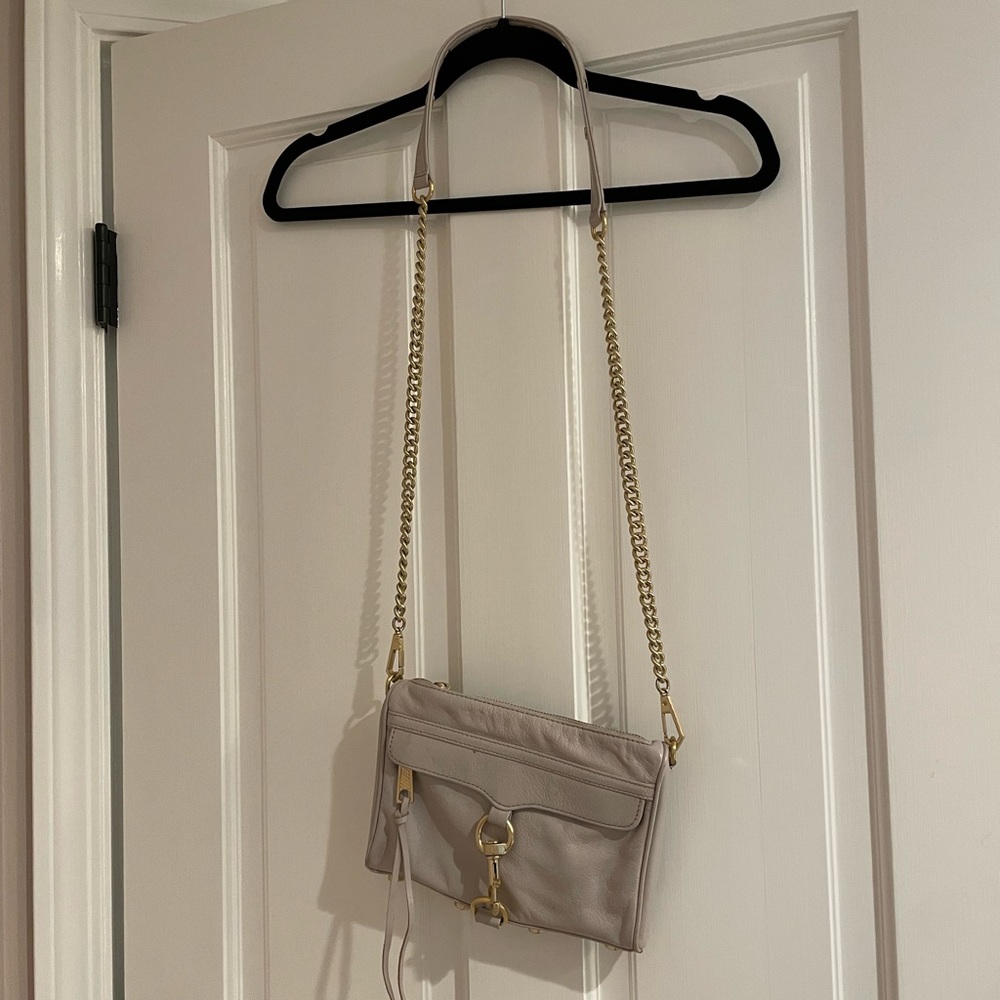 Rebecca Minkoff beige cross body